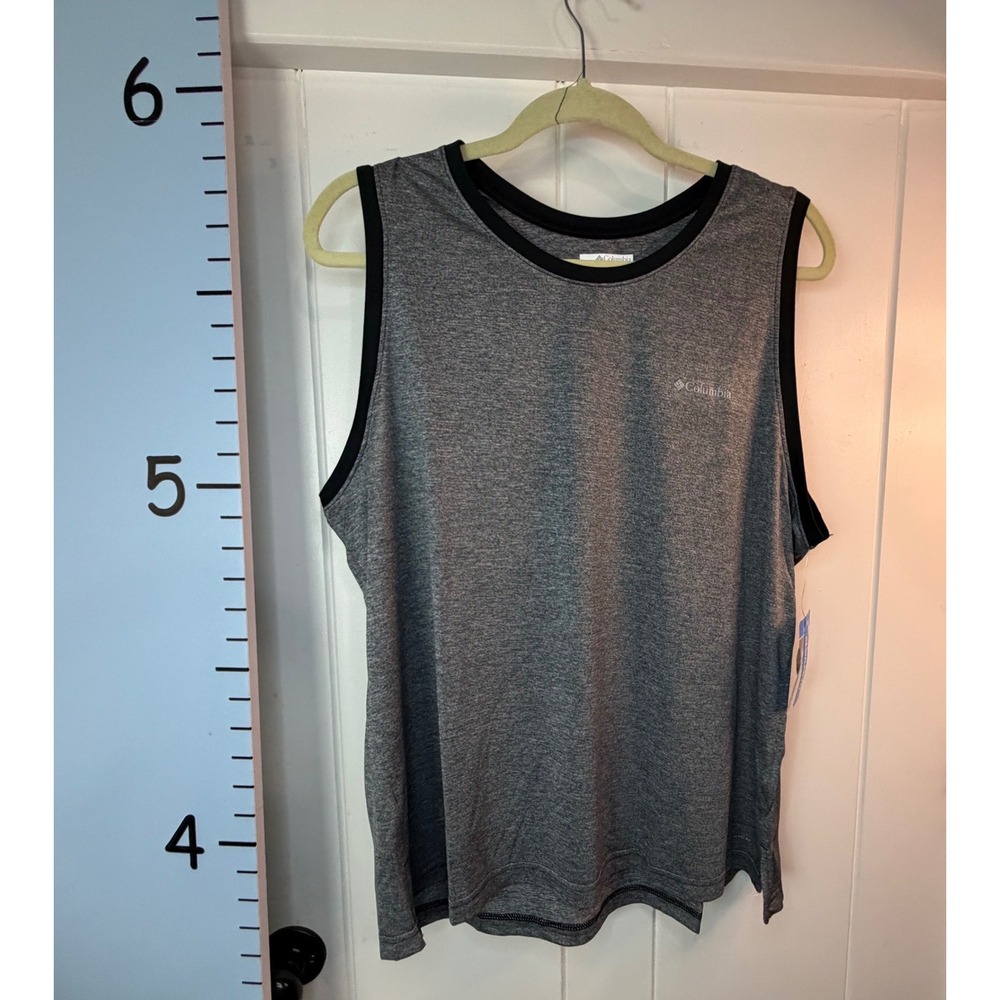 Columbia Omniwick Gray Black Tank Top NWT Women's XXL Sporty Casual Workout Gym
